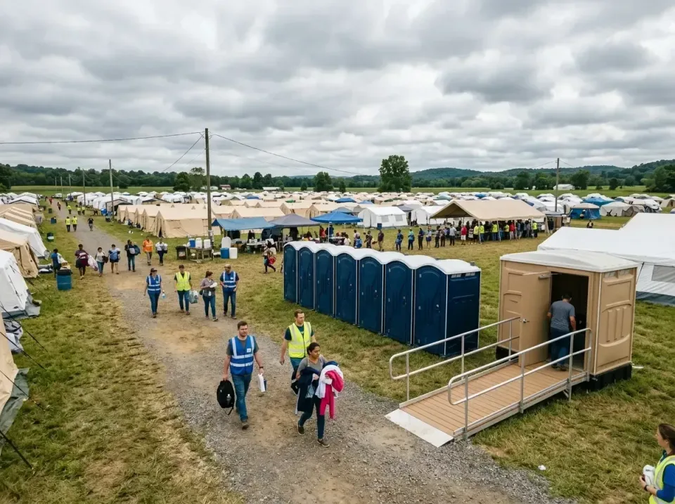disaster-relief-camp-restrooms-010 — frequently asked questions, Dumpster & Portable Bathrooms Rental in Cedar Rapids, IA